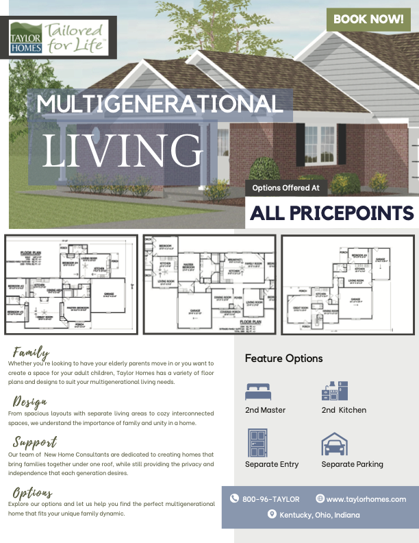 Multi-Possibilities With Multi-Generational Living Multigenerational Flyer